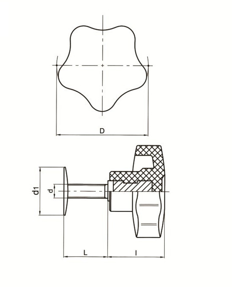 drawings of knobs used in machinery